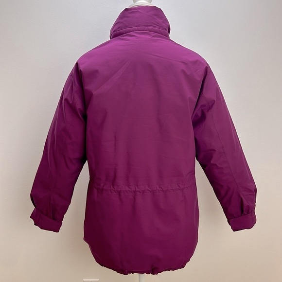 Eddie Bauer Gore Tex Ridge Line Goose Down Coat Parka Small Petite Waterproof - Picture 2 of 16